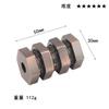 Puzzle Zinc Alloy Intelligence Unlocking Ring Unlocking Set, Nine-Link Educational Toy, Kong Ming Luban Lock Mechanism Box