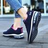Женские кроссовки, обувь большого размера, 35–42, повседневная женская обувь из тканой сетки на воздушной подушке