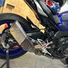 For R1 MT10 MT-10 Motorcycle Exhaust Muffler Motocross Tips Mid Pipe Carbon Fiber Racing Slip on Escape Moto Systems Connect