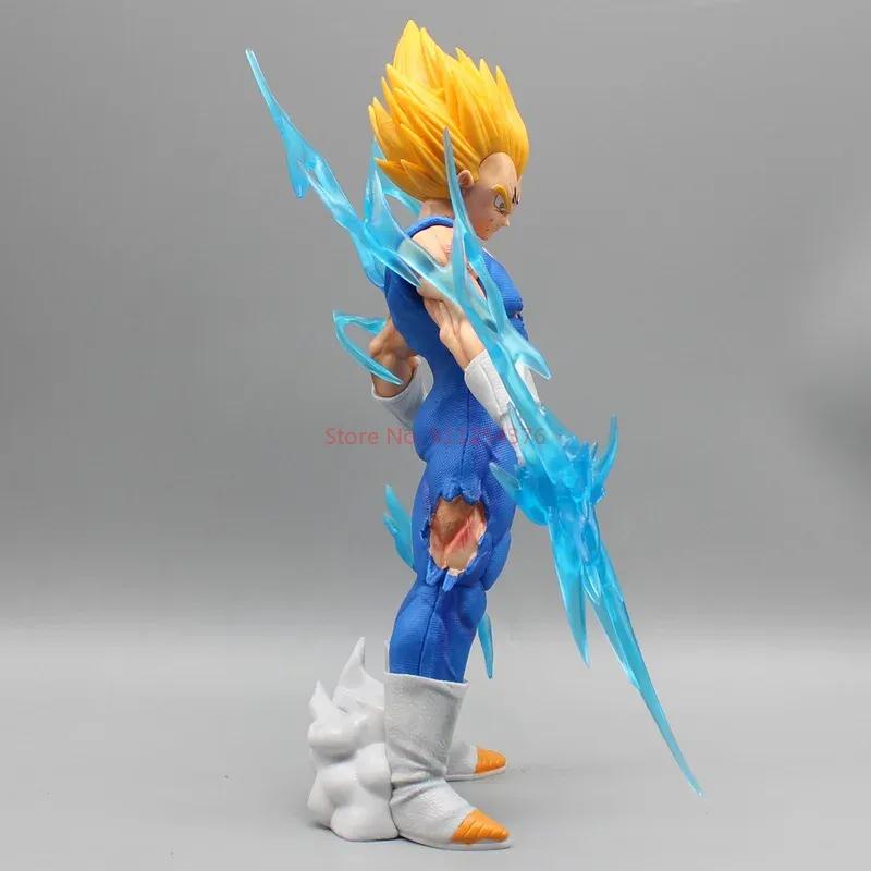 26 см Фигурка Аниме Dragon Ball Z GK Веджета Супер Сайян Самоуничтожение ПВХ Статуя Модель Кукла Действия Коллекция Украшение Игрушка Подарок