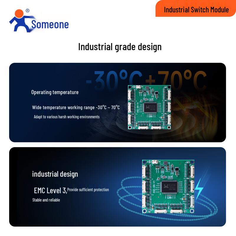 USR-ISF005Q Industrial 5-Port 100M Embedded Switch Module
