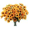 2/5pcs 7 Forks 22 Heads Little Daisy Combination Bouquet Artificial Flowers Wedding Party Home Garland Room Table Decoration DIY