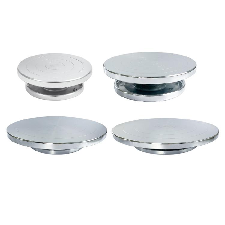 6/8/10/12 дюймов Гончарный поворотный круг Вращающийся поворотный стол Колесо для лепки Простое в использовании Вращающийся поворотный стол для торта