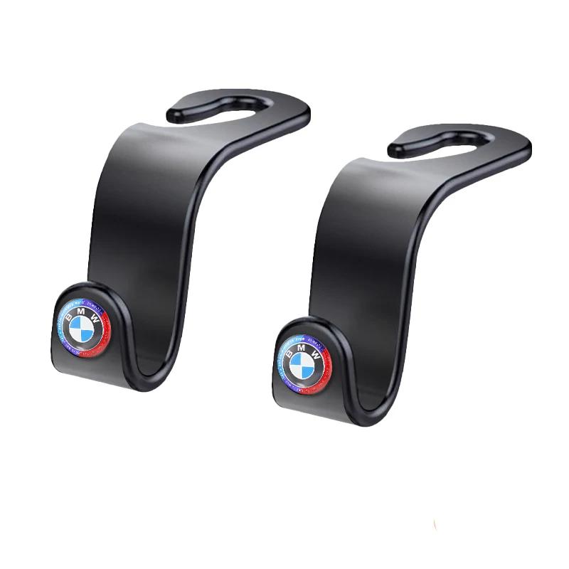 HVHG7 For BMW Hot Car Seat Headrest Hook Auto Back Seat Storage Organizer Hanger For BMW M 50th E46 E90 E49 F30 F80 E36 E46 E93 E92 F3