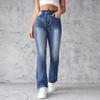 Ayollar Modasi Denim Kundalik Yuqori Bel Shimlar Shimlar va Kaprilar Kundalik Shimlar