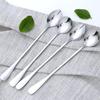 Long Handle Stainless Steel Coffee Spoon for Milk, Tea, Honey, Desserts, Seasoning
