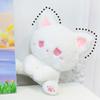 Emo Bear Plush Bear Doll Toy Cartoon Stuffed Animal Doll Fashion Black Cat Plush Toy  Home Decor