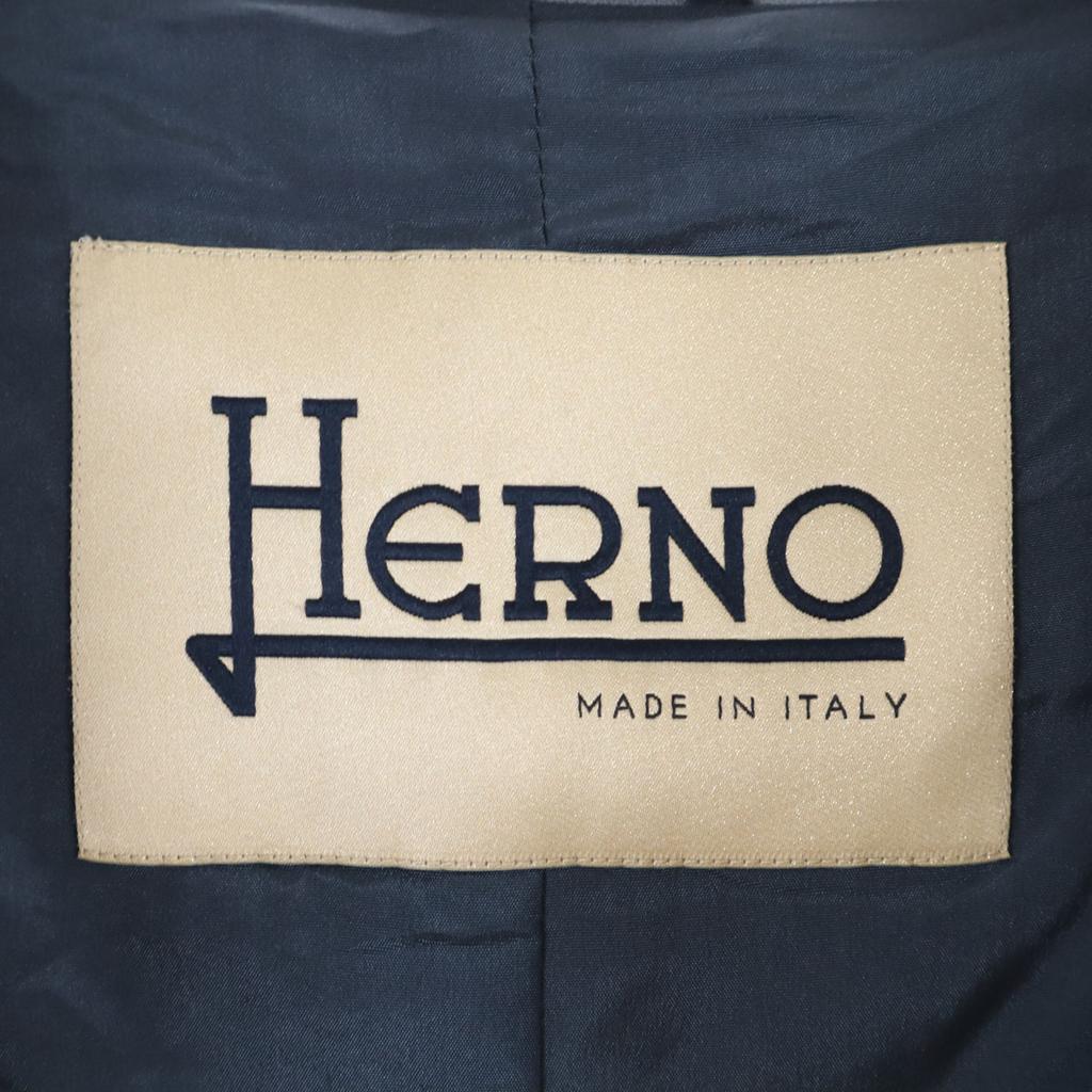 Herno Made In Italy Coat 42 Blue Women Used