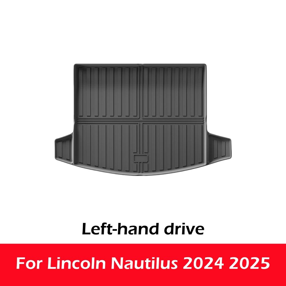 Для Lincoln Nautilus 2025 2025 автомобильные коврики в багажник TPE 3D коврик для ног черный левый руль