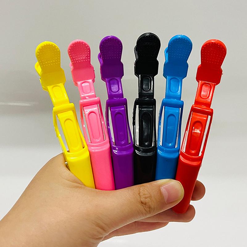 5Pcs/Lot Plastic Hair Clip Hairdressing Clamps Claw Section Alligator Clips Barber For Salon Styling Hair Accessories Hairpin