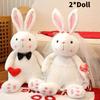 Rabbit Wedding Couple Plush Toy Stuffed Animal Doll Home Decoration Gift Kids