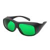 650nm Wavelength Laser Safety Glasses Green Lens PC Eye Protection Fit Over Myopia GogglesBlack