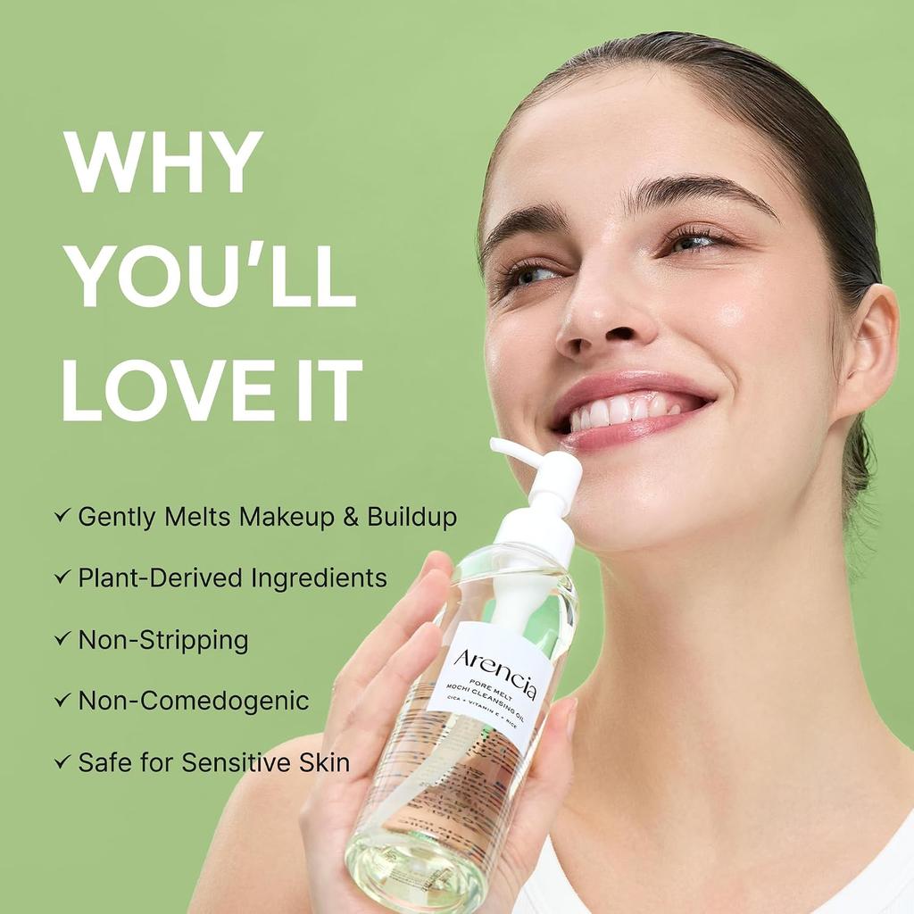 ARENCIA Pore Melt Mochi Makeup-Removing Cleansing Oil 200ml