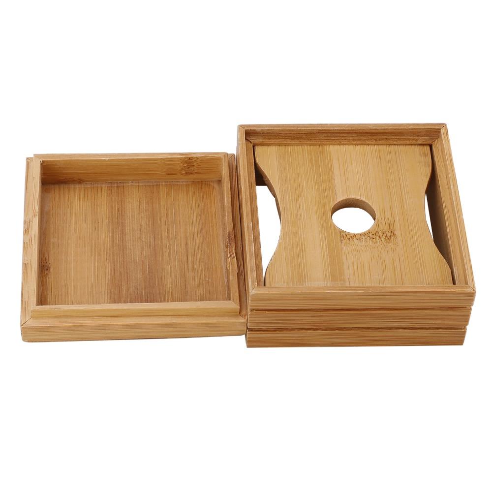 Bamboo Soap Case Wooden Color Soap Tray Extend Soap Life Soap Dish Bathroom Organizer