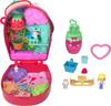Polly Pocket Doll & Playset, Strawberry Picnic Bunny Compact.