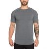 Long T Shirt Men Hip Hop Gyms T-shirt Longline Extra Long Tee Shirt for Male Bodybuilding and Fitness Tops Tshirt