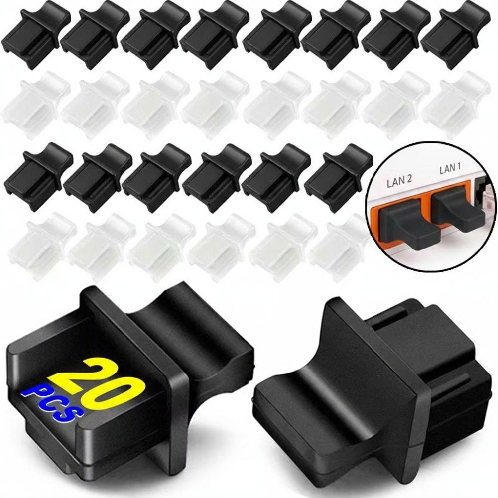 Прочная силиконовая пылезащитная заглушка для разъема RJ45, новая защитная крышка для разъема