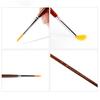 7Pcs/set Professional Sable Hair Miniature Oil Painting Pen Acrylic Nail Brushes Drawing
