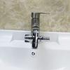 Countertop Chrome Water Brass Filter Diverter Valve Barb Connector Faucet Adapter Traditional Design for Shower Kits Toilet