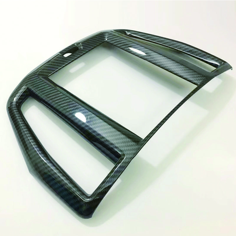 ABS углеродное волокно, автонавигационная панель, декоративная крышка, наклейка, Стайлинг автомобиля для Volvo XC60 2018 