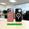 B-Бордовый Белая Полоска P-узор Чехол Для Телефона Для iPhone17,16,15,14,13,12,11 Plus,Pro Магнитный с Magsafe Беспроводной Зарядкой