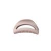 Safe Elastic Plastic Hair Claw Korean Style Solid Color Shark Clip Semilune Shaped Hair Claw  Girls