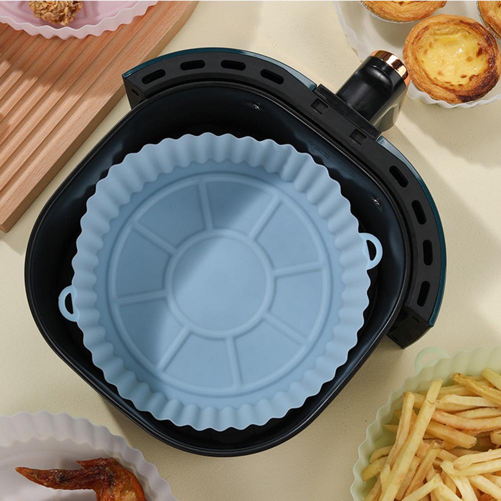 Air Fryer Silicone Pot Multifunctional Air Fryer Basket Liners Air Fryers Oven Tools For Bread Fried Chicken Pizza