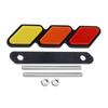 Plouluyt Tri-Color Front Grille Badge Emblem for 4Runner