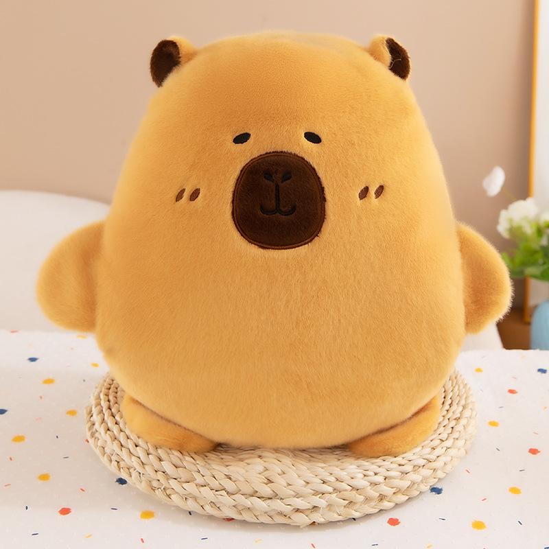 Capybara Plush Toy Kapibara Winter Hand Warmer Throw Pillow Student Antifreeze Ugly Cute Doll Female Hand Warmer