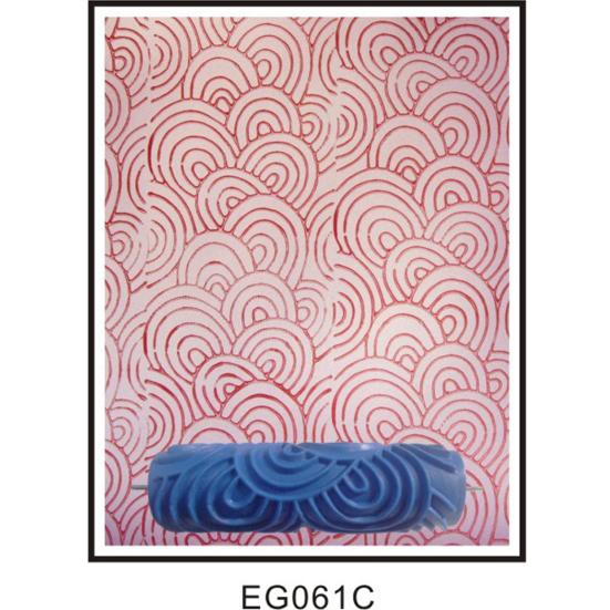 7-Inch Patterned Paint Roller Wall Decorative Art Texture Roller Household Wall Painting Embossing Texture Roller Tools Painting Supplies