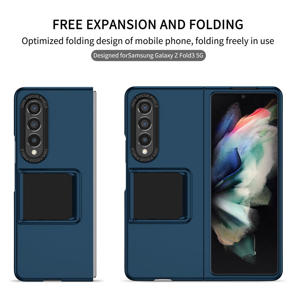 Противоударный складной чехол Zfold4 с подставкой для Samsung Galaxy Z Fold 4 Fold4 Fold3 Fold 3 Zfold3, аксессуары для мобильных телефонов, чехол