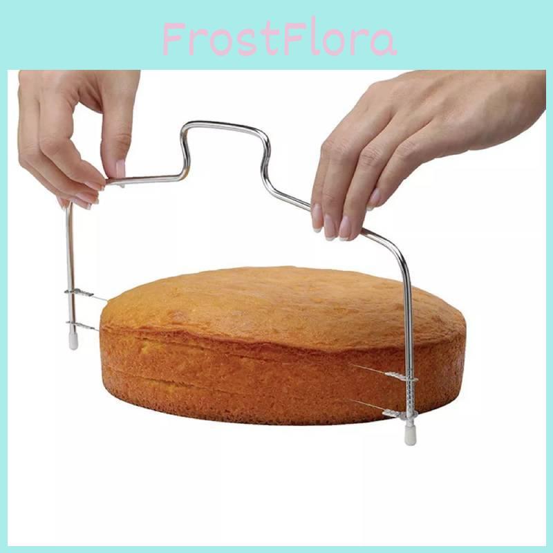 Premium 304 Stainless Steel Dual And Single Wire Slicing Tool For Bread And Cakes