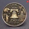 Брошь-медаль к 250-летию США, Нержавеющая сталь, Элегантный винтажный стиль
