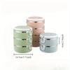 Simple And Portable Lunch Box Stainless Steel Insulated Lunch Box For Office Workers Large Capacity Multi-layer Lunch Box