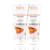 Papaya & Apricot Face Scrub 80g Pack of 2 | Gentle Exfoliating Scrub for Smooth Healthy Skin