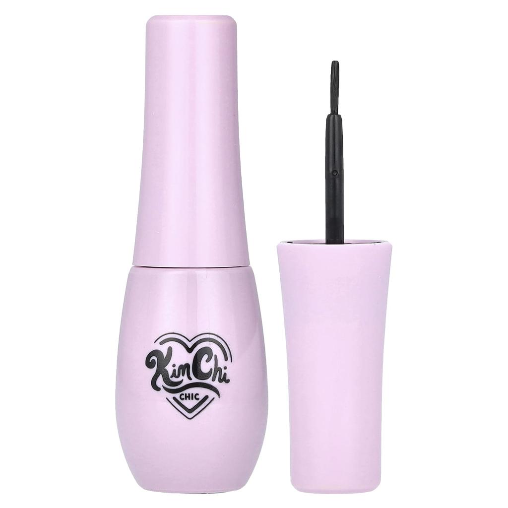Kimchi Chic Beauty Effin Liner®, жидкая подводка, 01, Noir x Noir, 0,26 жидких унций (7,75 мл)