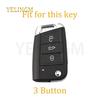 Чехол-накладка из ТПУ для ключа-брелока автомобиля, полная защита для VW Volkswagen Golf 7 MK7 Tiguan MK2 для SEAT Ateca Leon FR 2 Ibiza для Skoda Octavia
