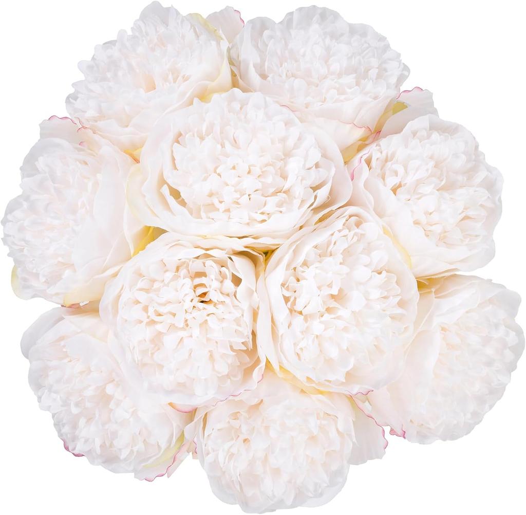 5-10 шт. Искусственный шелковый пион с стеблем, винтажный пион, роза, подходящие для семейного свадебного украшения