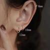 Circle Earrings Fashion Statement Jewelry Copper Texture Trendy Ear Jewelry Suitable for Women and Girls Present