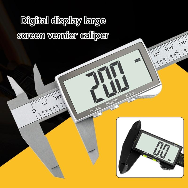 Professional Micrometer Gauge LCD Digital Vernier Caliper 0-150mm Caliper Measurement Tool with Unit Conversion