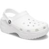 Crocs Классические женские туфли-сабо на платформе, белые 206750 100
