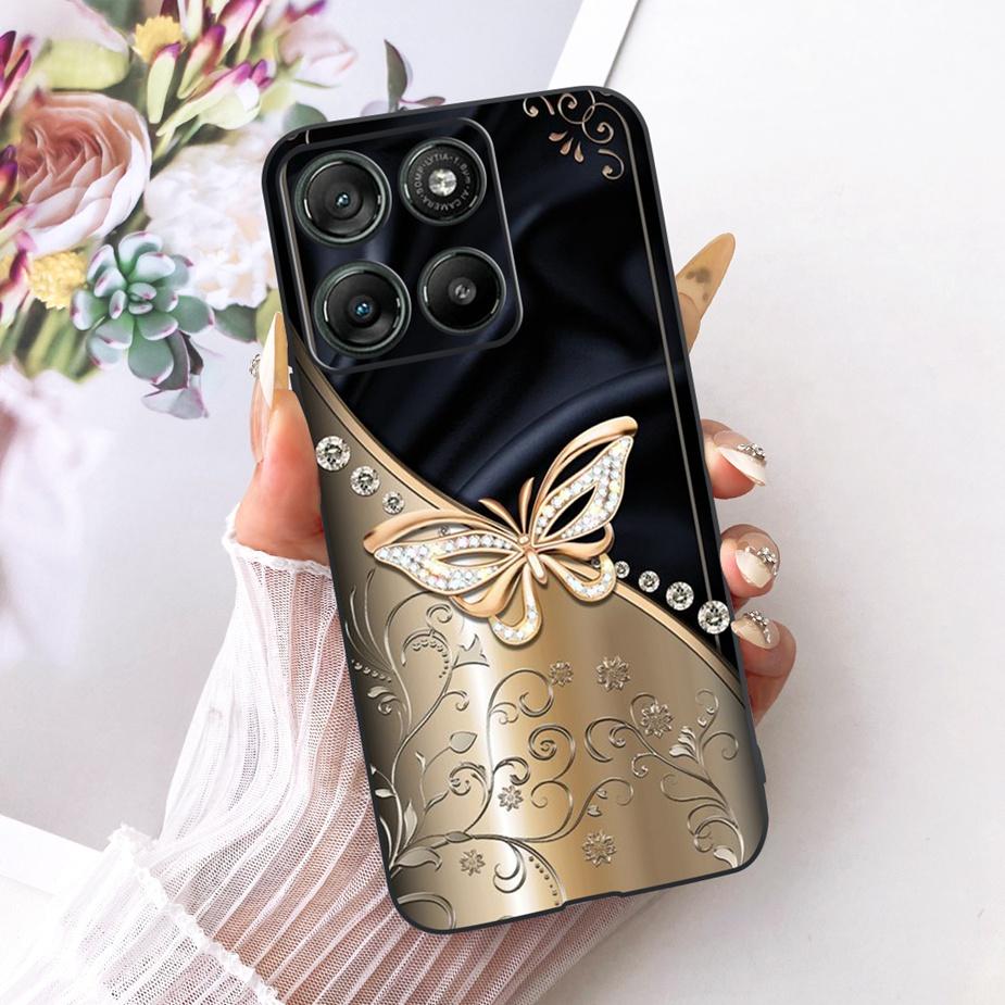 Для Motorola Moto G77 5G Чехол XT2621-4 Роскошный Чехол с Рисунком Цветов Мягкий Силиконовый Чехол Для Moto G67 G 77 MotoG67 MotoG77 5G Сумки