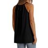 Summer Women's Vest Pleated Solid Color Loose Sleeveless Top Summer Vest Basic Casual Loose