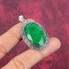 Emerald Pendant, 925 Sterling Silver Pendant Gemstone Jewelry, Handmade Pendant Amazing Jewelry, Gift For Her