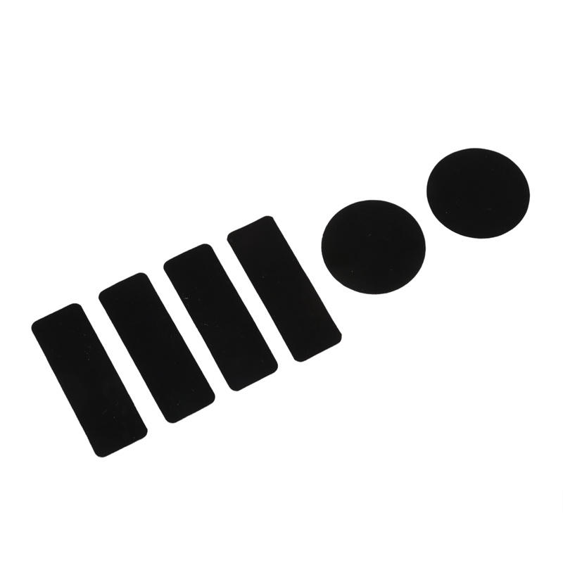 6pcs Replacement Self-Adhesive Shoe Repair Patch Microfiber Universal Heel Hole Pads Durable Sneaker Repair Pads