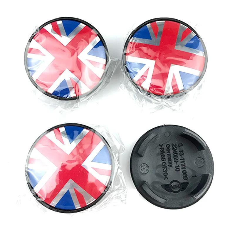 4pcs 54mm Car Aceessories Wheel Center Cover Hub Caps for Mini Cooper Logo R56 R57 JCW John Cooper Works F54 F55 F56 F60 R60 R61
