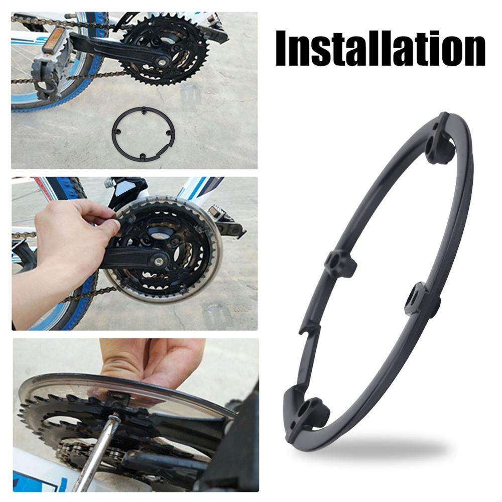 1 set Plastic Chain Wheel Cover 4 Holes Crankset Protection for M430/M590/M390 Bike Accessories
