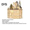 Рождественский адвент-календарь со светодиодной подсветкой, музыкальным деревянным светящимся домиком, обратным отсчетом, 24 ящика, настольное украшение