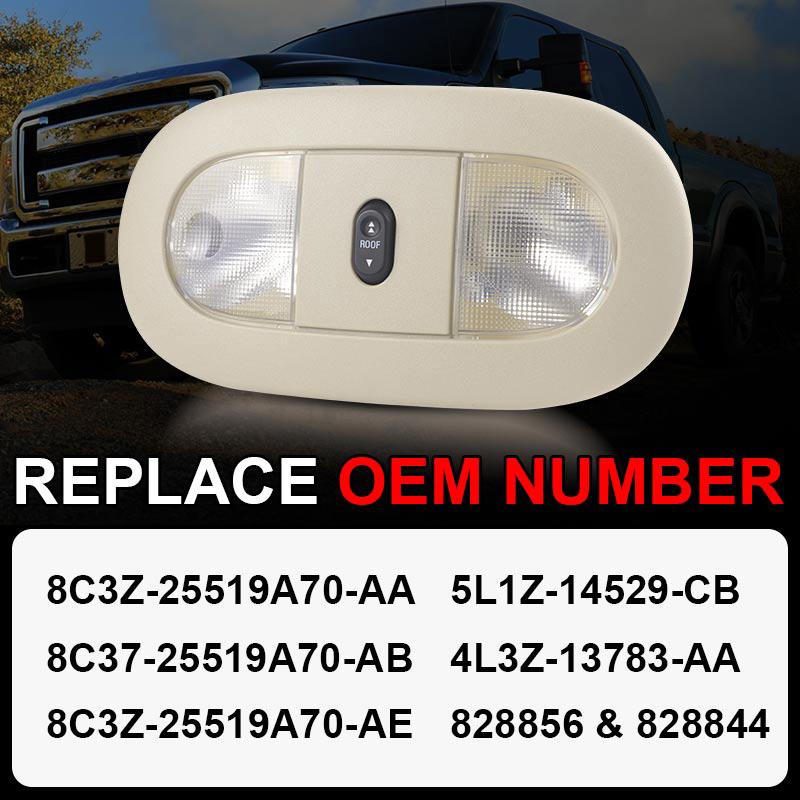 8C3Z25519A70AA Auto Overhead Console LED Light Sunroof Switch For For Ford For F-250 F-350 F-450 F-550 Super Duty 2008-2010