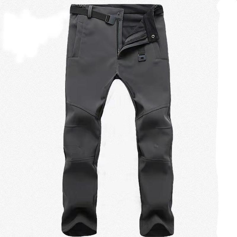 Men's Winter Outdoor Waterproof Hiking Trousers Camping Climbing Fishing Skiing Fleece Warm Pants